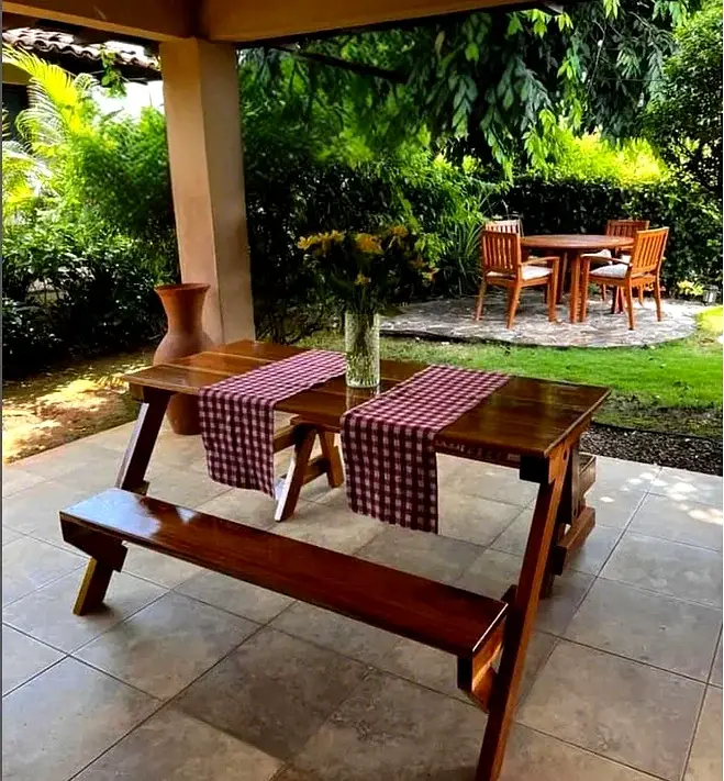 Variety of outdoor furniture