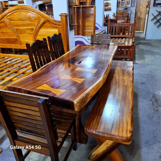 Mesa grande  estilo rustico (7 -8 pies)